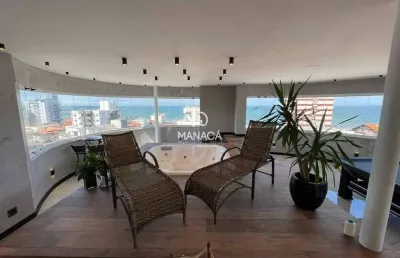 Cobertura duplex 3 quartos / apartamento vista mar - centro barra velha sc