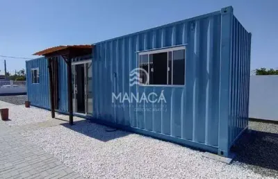Aluguel - casa container com 02 quartos, nova barra velha - sc