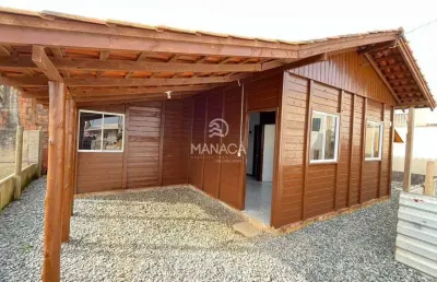 Casa com 2 quartos para alugar no são cristovão, barra velha , 45 m2 por r$ 1.700