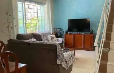 Sobrado com 3 dormitórios à venda, 143 m² por r$ 1.200.000 - aparecida - santos/sp