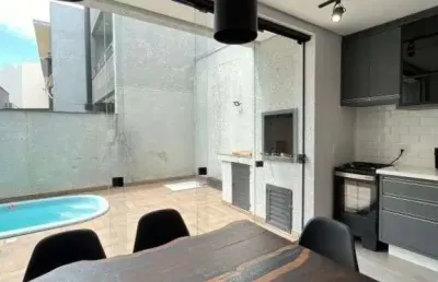 Sobrado com piscina,  3 dormitórios à venda, 124 m² por r$ 800.000 - itacolomi -