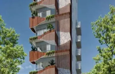Apartamento vista mar 03 dormitórios sendo uma suíte bairro itacolomi balneário