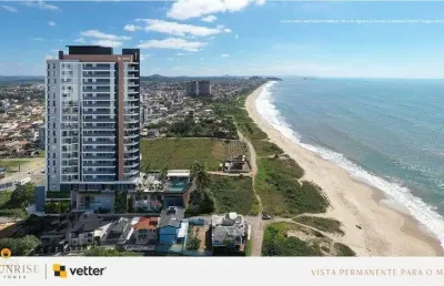 Apartamento frente mar, com vista permanente, em balneário piçarras, à venda por