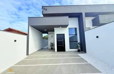 Casa nova, 3 dormitórios sendo 1 suíte, bairro nova barra velha-sc. à venda por