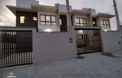 Sobrado novo com 2 suítes, bairro são cristovão -  barra velha-sc.