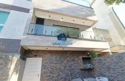 Casa com 4 quartos à venda na Rua Nabuco de Araújo, 50, Boqueirão, Santos
