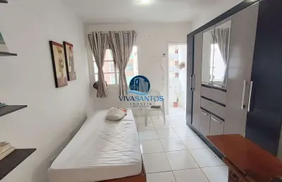 Sala living a 1 quadra da praia do gonzaga em santos-sp