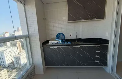 Apartamento locação definitiva no boqueirão em santos-sp