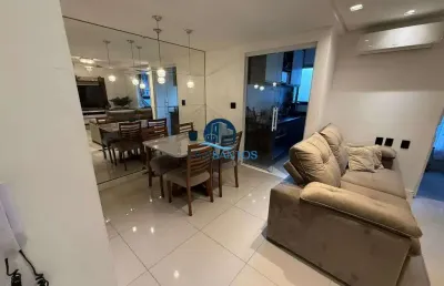 Apartamento para comprar com 2 dormitórios e lazer completo em santos-sp