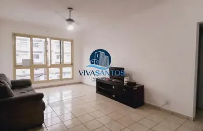 Apartamento com 2 quartos, 74 m2 – vaga de garagem – 2wc´s - aparecida, santos
