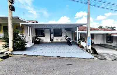 Casa terrea em condominio com 3 dorms sendo 1 suite; bosque ipanema; sorocaba; norte