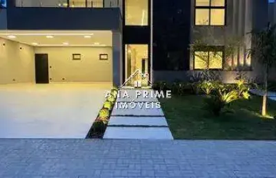 Casa contemporânea 400m² - 4 suítes - condomínio jardim do golfe