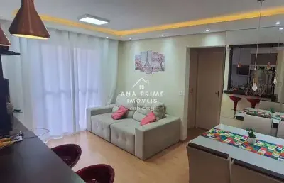 Apartamento 58m² á venda - 2 dormitórios - parque industrial