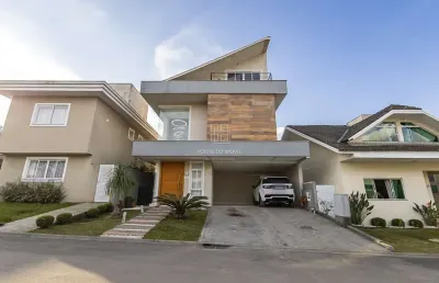 Casa em condomínio fechado com 4 quartos à venda na rua octacyr reinaldo mion, xaxim, curitiba, 244 m2 por r$ 1.998.000