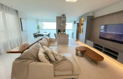 Apartamento mobiliado garden square residence - meia praia, itapema