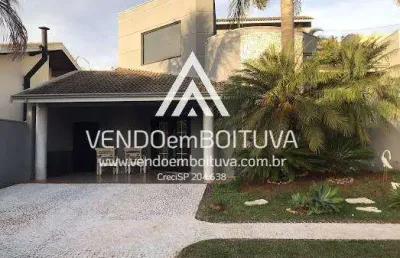 Casa em condomínio para venda em boituva, portal dos pássaros i, 4 dormitórios, 4 suítes, 5 banheiros, 4 vagas