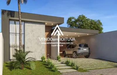 Casa para venda em boituva, portal ville jardins, 3 dormitórios, 1 suíte, 3 banheiros, 2 vagas