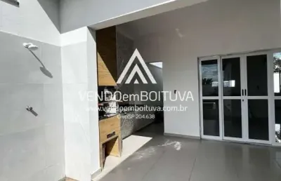 Casa para venda em boituva, portal ville jardins, 3 dormitórios, 1 suíte, 3 banheiros, 2 vagas