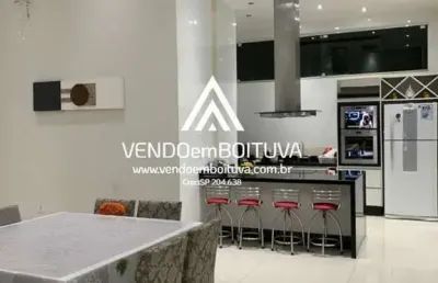 Casa em condomínio para venda em boituva, portal das estrelas ii, 3 dormitórios, 2 suítes, 4 banheiros, 4 vagas