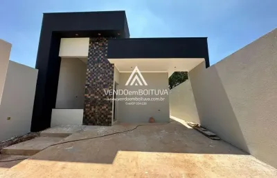 Casa para venda em boituva, parque das árvores, 3 dormitórios, 1 suíte, 3 banheiros, 2 vagas