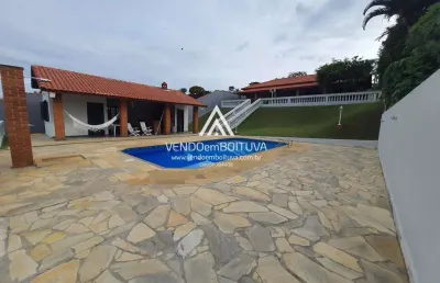 Chácara condomínio para venda em boituva, fazenda castelo, 5 dormitórios, 1 suíte, 3 banheiros, 4 vagas