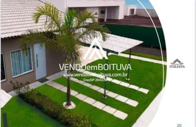 Casa em condomínio para venda em boituva, flora ville, 2 dormitórios, 1 banheiro, 1 vaga
