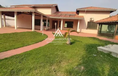 Casa em condomínio para venda em boituva, condomínio residencial saint claire, 5 dormitórios, 2 suítes, 6 banheiros, 8 vagas