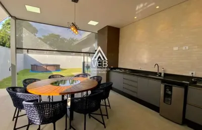 Casa em condomínio para venda em boituva, residencial haras inga mirim, 3 dormitórios, 3 suítes, 4 banheiros, 4 vagas