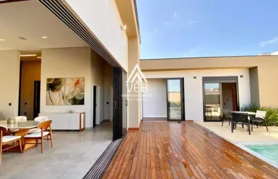 Casa em condomínio para venda em boituva, portal das estrelas i, 3 dormitórios, 3 suítes, 4 banheiros, 4 vagas