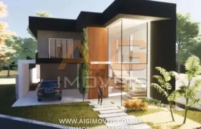 Casa alto padrão 3 quartos suíte master em condomínio