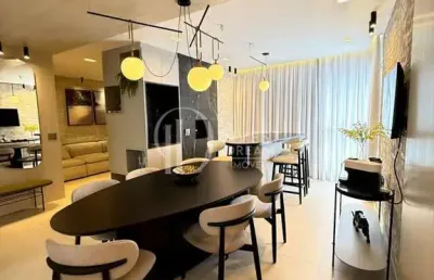Apartamento mobiliado e decorado 03 suites, centro, balneário camboriú - sc