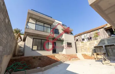 Casa em condomínio fechado com 3 quartos à venda na rua antônio brandalize, 239, uberaba, curitiba por r$ 1.180.000