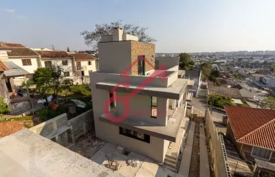Casa em condomínio fechado com 3 quartos à venda na rua antônio brandalize, 239, uberaba, curitiba por r$ 1.290.000