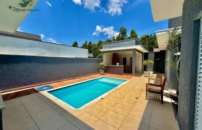 Locação - casa térrea mobiliada no condomínio euroville 2, bragança plt.