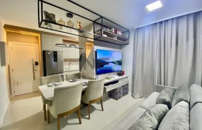 Apartamento semi-mobiliado 2 dormitórios no bairro lídia duarte - camboriú