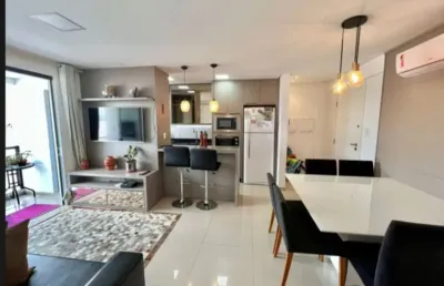 Apartamento mobiliado e equipado 3 dormitórios 1 vaga em camboriú