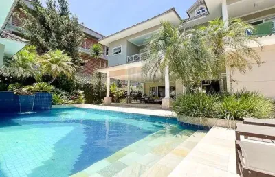 Magnífica casa condomínio malibu barra da tijuca à venda de 850m² com 5 quartos sendo 5 suítes 1 master  piscina sauna varanda gourmet 5 vagas