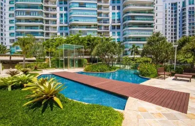 Excelente apartamento à venda barra da tijuca península condomínio saint barth 376m² com 4 quartos sendo 4 suítes 5 banheiros 4 vagas