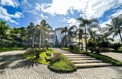 Magnífica mansão à venda condomínio mansões barra da tijuca de 1400m² em terreno de 1100m²  5 suítes piscina sauna varanda gourmet elevador 4 vagas