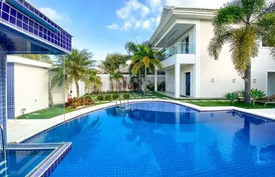 Magnífica casa à venda no condomínio riviera del sol recreio dos bandeirantes de 600m² com 4 suítes terraço piscina sauna churrasqueira toda mobiliada