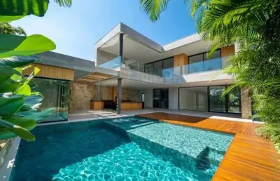 Magnífica casa à venda primeira locação condomínio del lago barra da tijuca de 860m²  com 5 suítes sendo 1 master  piscina sauna varanda gourmet