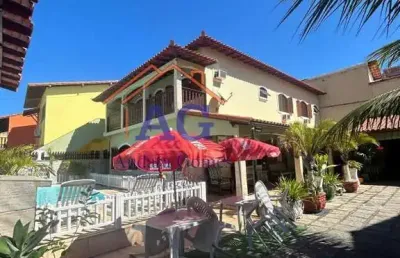 Casa para venda em saquarema, centro, 6 dormitórios, 4 suítes, 6 banheiros, 7 vagas