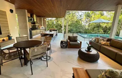 Mansão de luxo 5 suítes academia adega sauna jacuzzi alphaville i - salvador - bahia