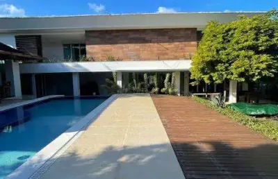 Mansão de luxo alphaville 1 salvador 6 suítes casa total privativa