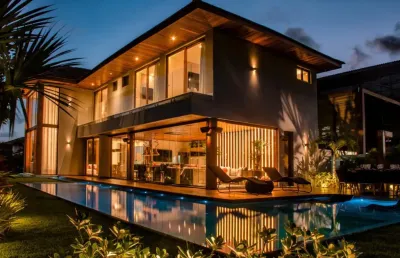 Casa luxo frente mar pé na areia piscina a naturais praia do forte