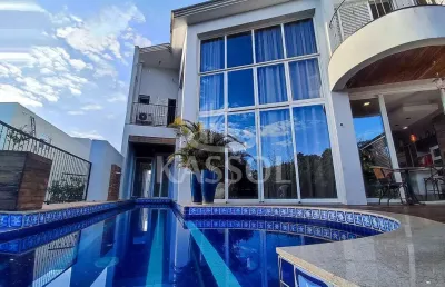 Lindíssimo e amplo sobrado a venda, c 04 suites, região do lago, cascavel - pr