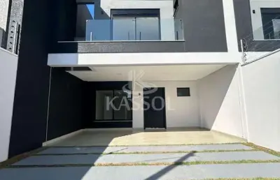 Sobrado a venda pronto com suítes e sobra de terreno bairro country cascavel