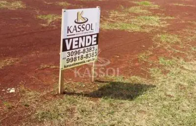 Terreno à venda, paraíso tropical, cascavel - pr, venha e conheça esse lindo terreno para construção