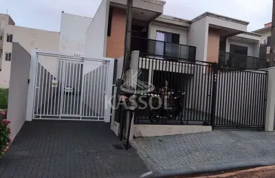 Sobrado com 3 dormitórios à venda,147.90 m , santo inácio, cascavel - pr
