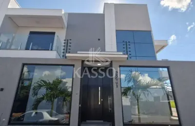 Sobrado novo de esquina, com 3 suites com sacada, fino acabamento em alto padrao